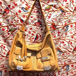 Michael Kors leather hobo bag